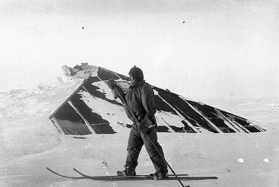 Hoadley on ski at the Grottoes