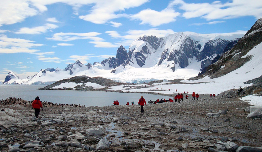 People in Antarctica