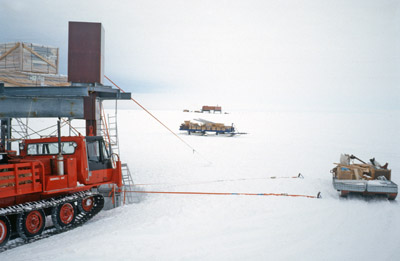 Gathering Materials at Construction Site