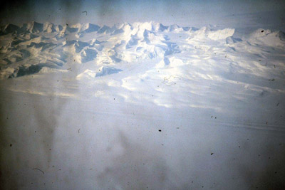 Transantarctic Mountains between McMurdo and the South Pole from the air