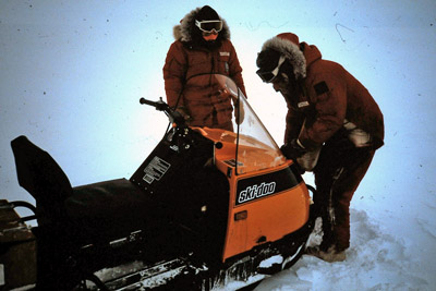 Skidoo and Sled