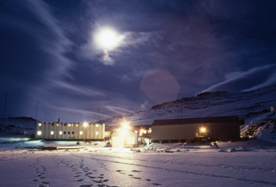 Base H, Winter Night