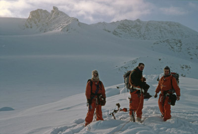 Coronation Island, Preparing to Cross a Glacier