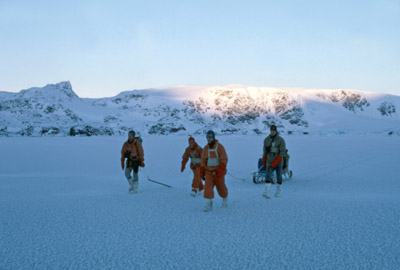 A Manhauling Trip Across the Sea-Ice