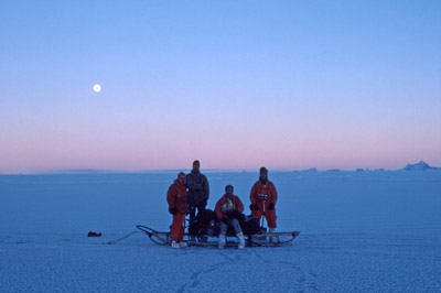 A Manhauling Trip Across the Sea-Ice