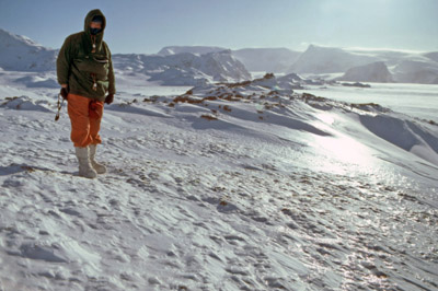 Top of the Stone Chute in Winter