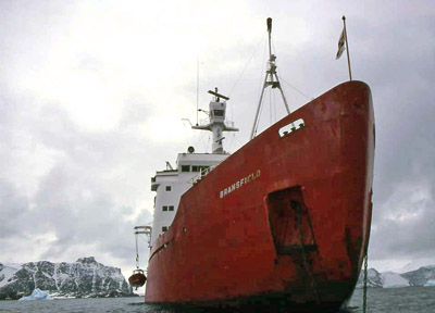 Bransfield at Anchor off Signy