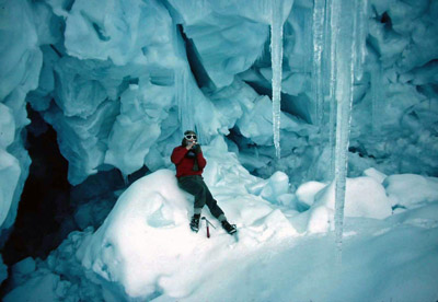 Inside a Crevasse