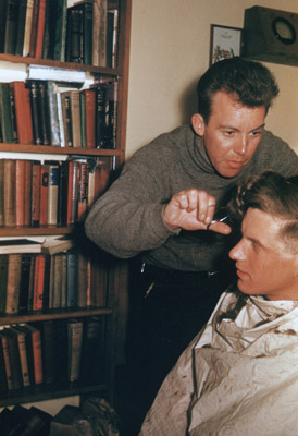 Hair-cutting, Base H, Signy Island