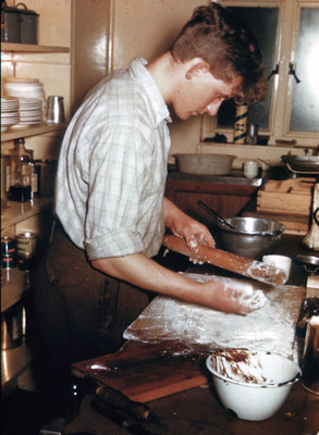 Cooking at Base H, Signy Island