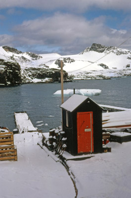 Looking down the Plan to the Jetty