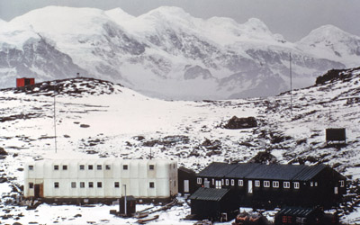 Telephoto shot of Base H from Snow Hills