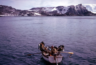 Diving from dinghy 1