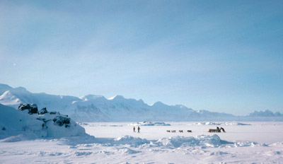 Sledging  on Sea Ice