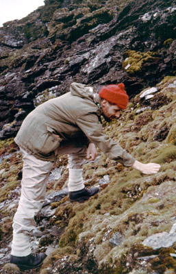 Terrestrial Biologist on the Back Slope