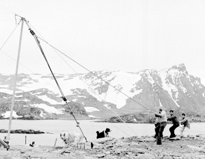 Putting up Shackles on Aerials