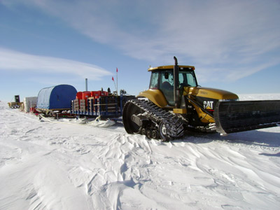 ITASE traverse tractor train