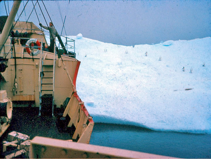 Approaching an iceberg