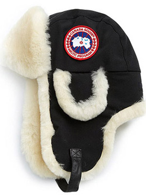 shearling hat