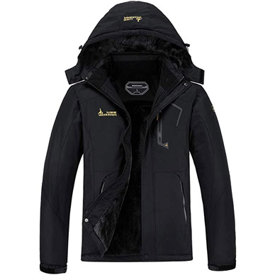 windproof snow jacket men