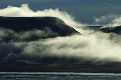 Pack Ice in Lancaster Sound Looking Towards Bylot Island