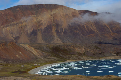 Royal Canadian Mounted Police Huts at Dundas Harbour, Bylot Island 