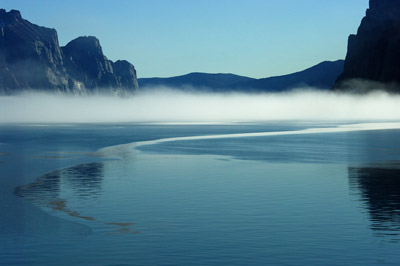 Clarke Fjord, Baffin Bay - Sea Mist