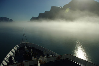 Clarke Fjord, Baffin Bay - Sea Mist