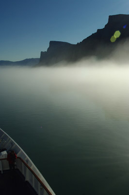 Clarke Fjord, Baffin Bay - Sea Mist