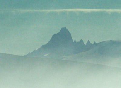 Baffin Island and Sea Mist