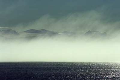 Baffin Island and Sea Mist