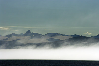 Baffin Island and Sea Mist