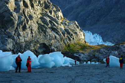 Evigshed Fjord, Eternity Glacier, Greenland