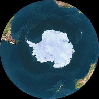 Antarctica from space