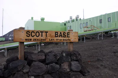 Scott Base sign