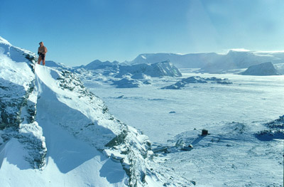 Signy Island Antarctica base winter 2