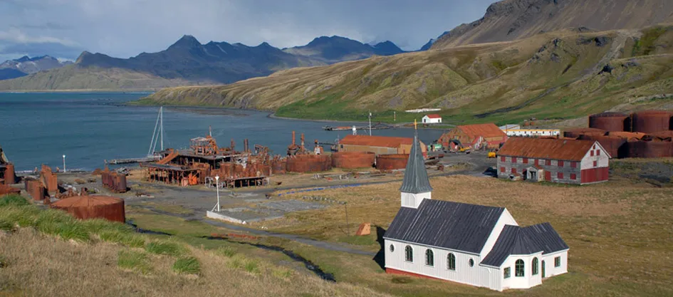 South Georgia Grytviken and whalers church