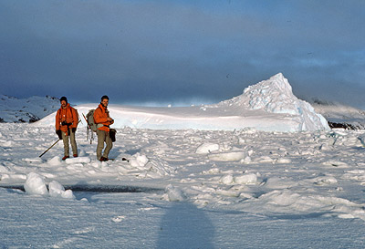 Travelling over sea ice