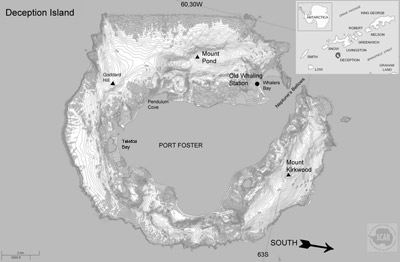 map of Antarctica