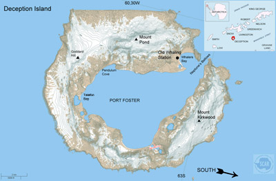 map of Antarctica