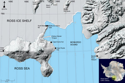 map of Antarctica