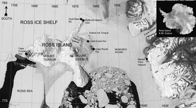 map of Antarctica